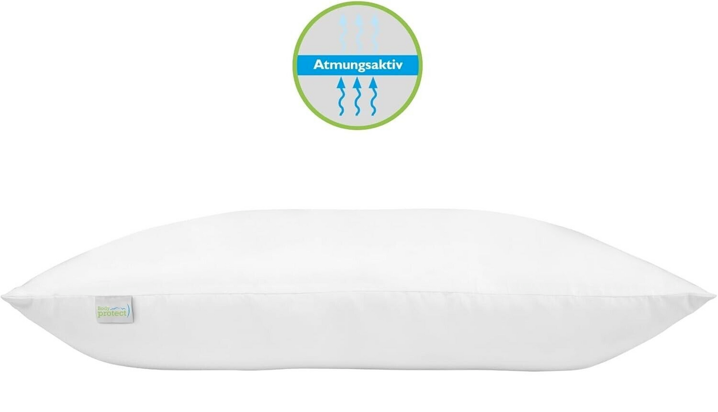 2 x Kopfkissen Clinic Line 80 x 80 cm, 100% Mikrofaser, Kissen, Waschbar, Set
