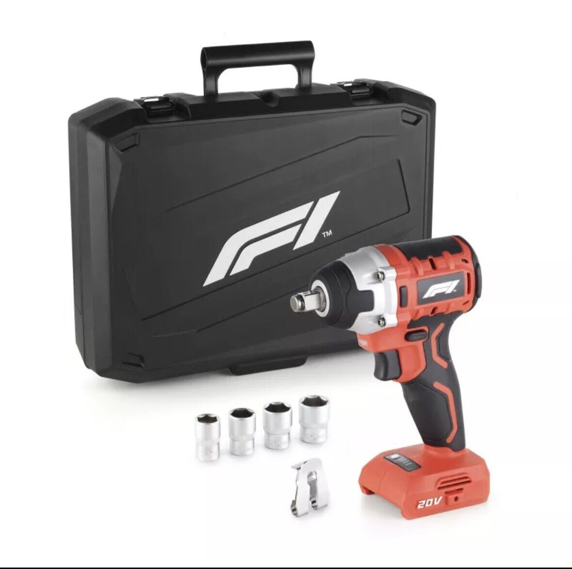 Formula 1 Akku Schlagschrauber 20V mit 300Nm Drehmoment, 12,7 mm (1/2 Zoll) Vier