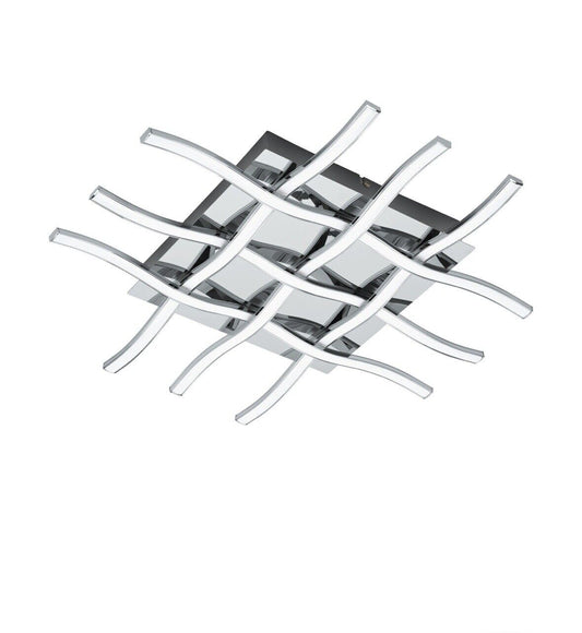 Eglo 95569 LED Deckenleuchte LASANA 6-flammig silber chrom EEK:E (Spektrum A-G)