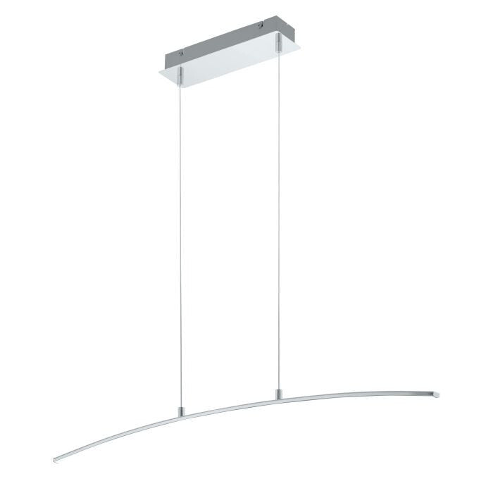 EGLO LED Pendel Hänge Leuchte Lampe LASANA Metall weiß chromfarben 90x100cm NEU