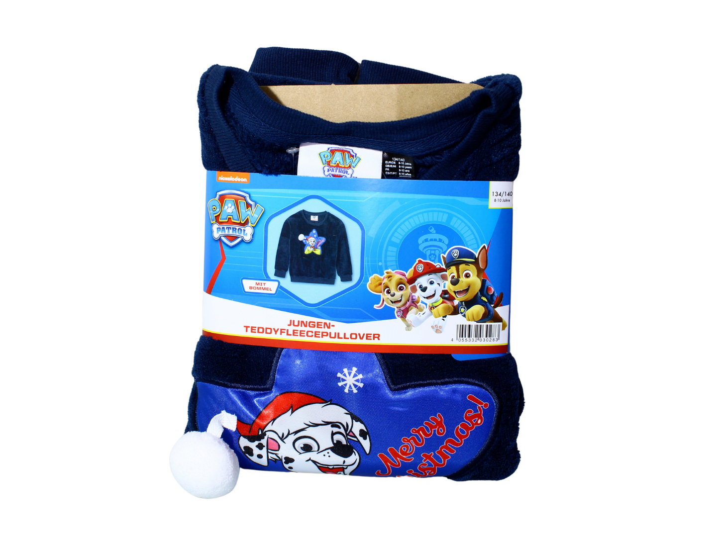 Kinderpullover Weihnachtspullover Paw Patrol Teddyfleecepullover Nickelodeon