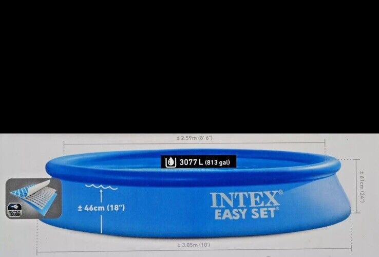 INTEX Easy Quick Up Pool Aufstellpool Gartenpool 305 x 61 Set mit Filterpumpe