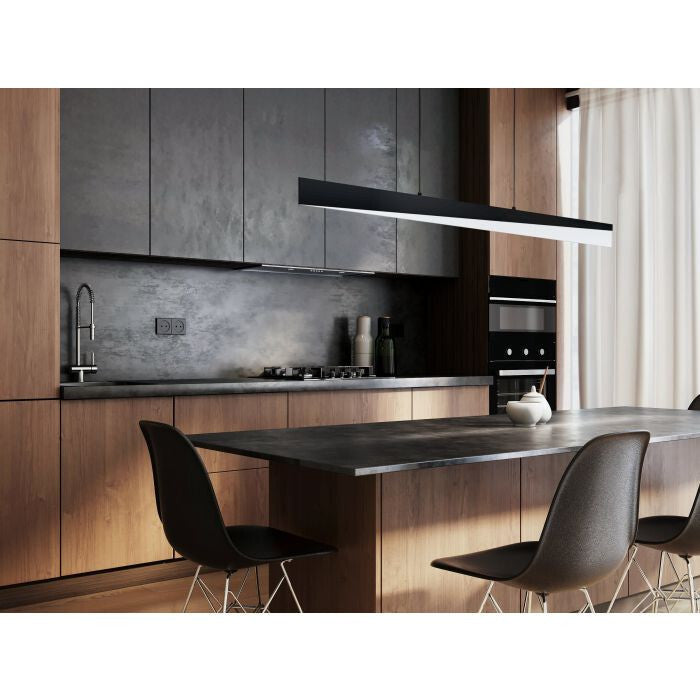Eglo 99562 ISIDRO LED Hängeleuchte 27W 795x60mm Schwarz Satiniert warmweiss dimm