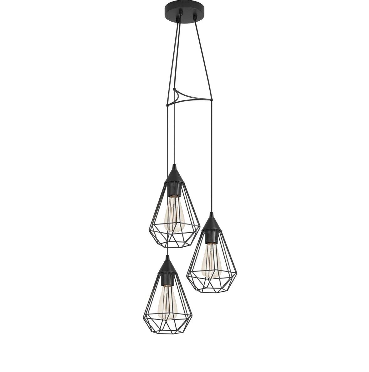 Eglo Decken Pendel Hänge Leuchte Lampe TARBES Stahl kupferfarben E27 31 cm