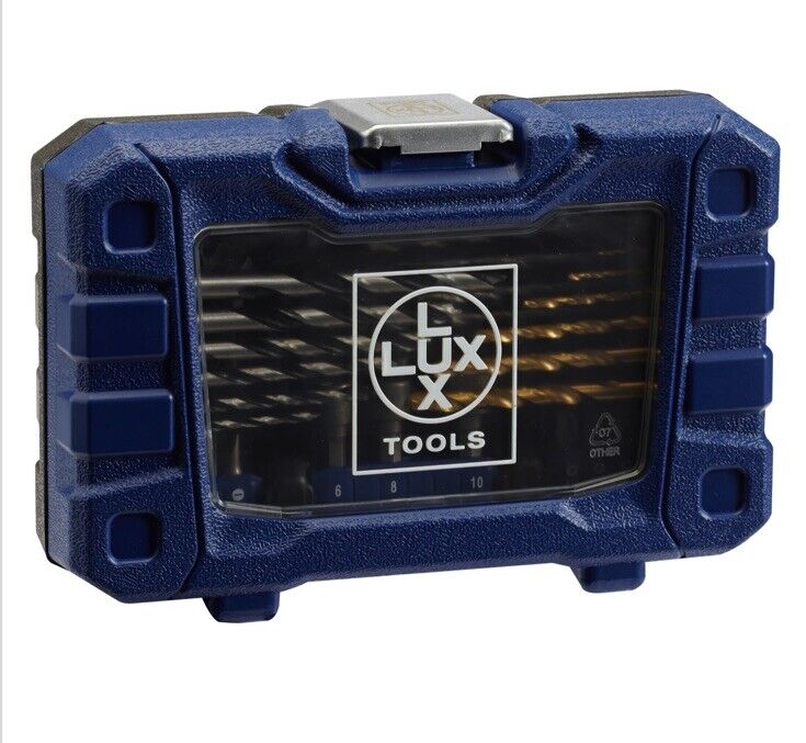 LUX Bohrer- und Bit-Set 36-teilig, Bohrer, Holz, Metall, Beton, Bits, Adapter,