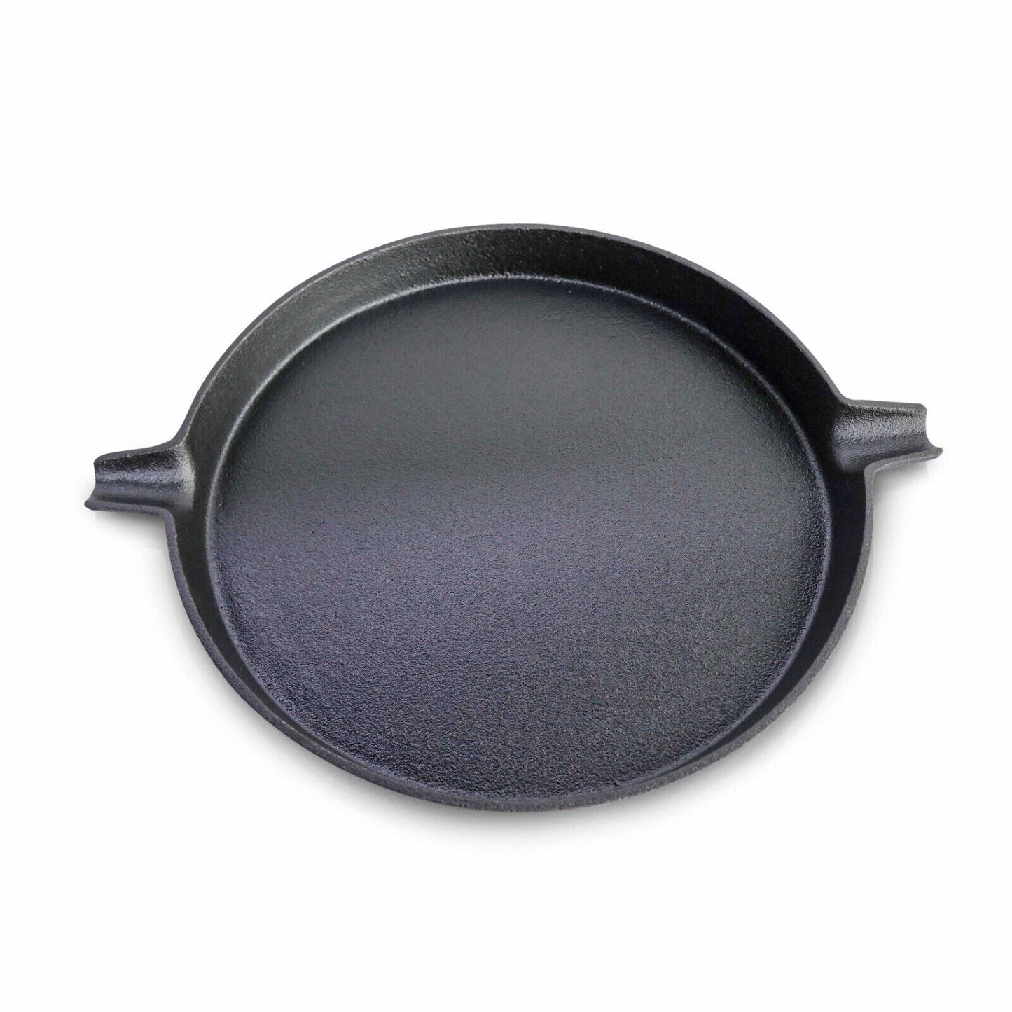 ACTIVA Rosteinsatz-Set 7-tlg Gusseisen Grillplatte Wok Pfanne Pizzastein Ø30cm