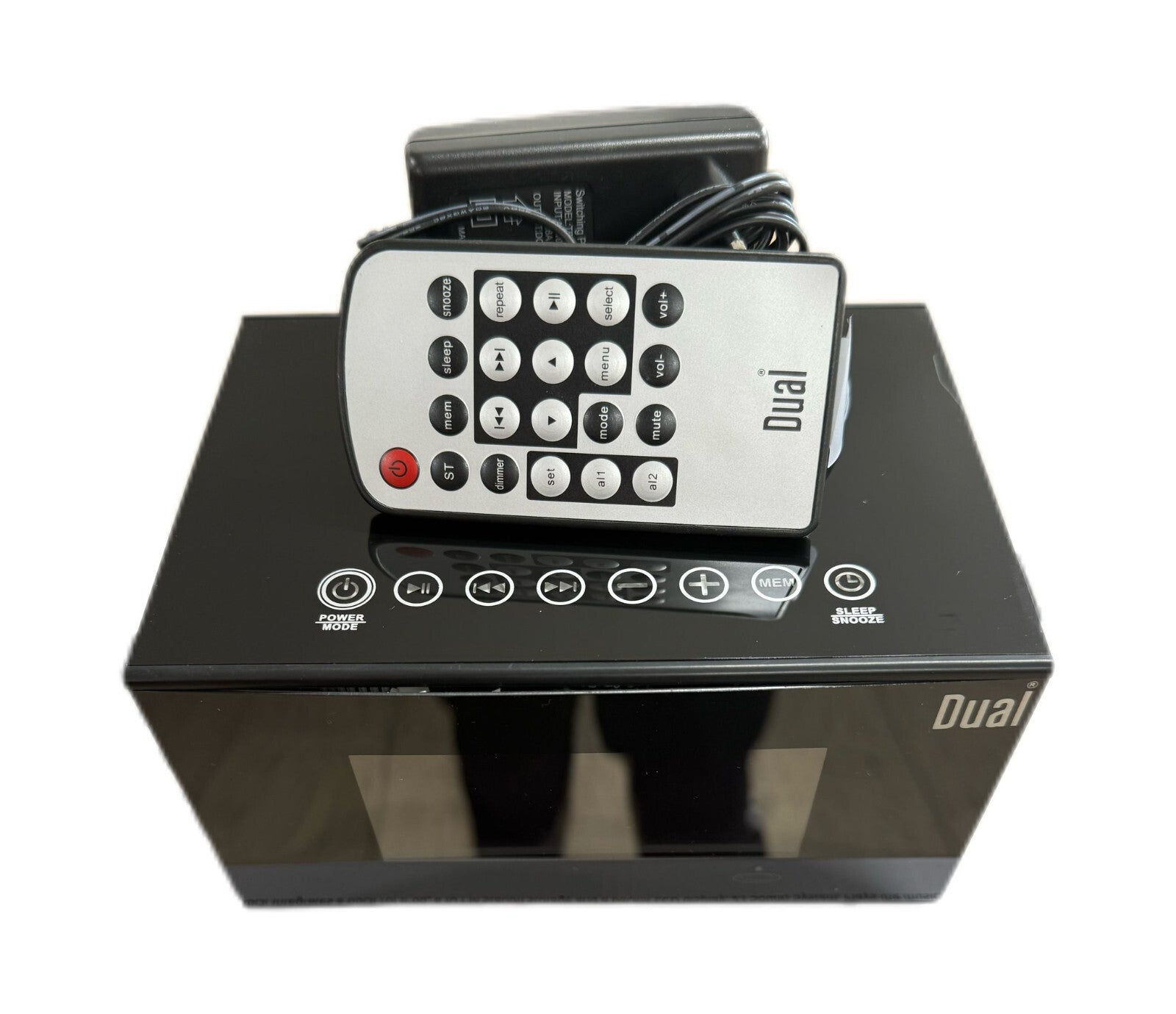 Dual iWake Up Block Radiowecker mit iPod Dock, FM Radio & Fernbedienung NEU OVP!