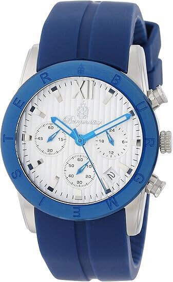 Burgmeister Armbanduhr Cadiz 39 mm silber BM519-083, NEU im Box, Sportlich Elega