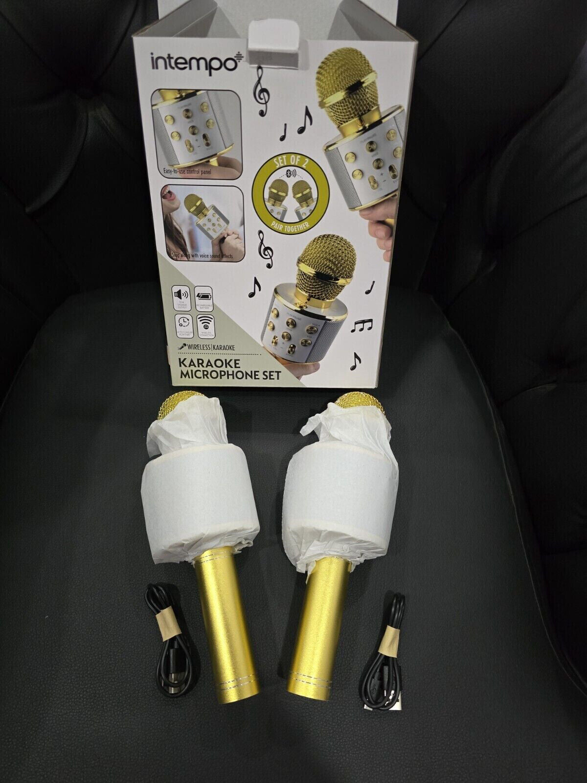 Intempo Karaoke Set Microphone Set 2 Microphone im Set, 2 Mikrofone im Set TOP