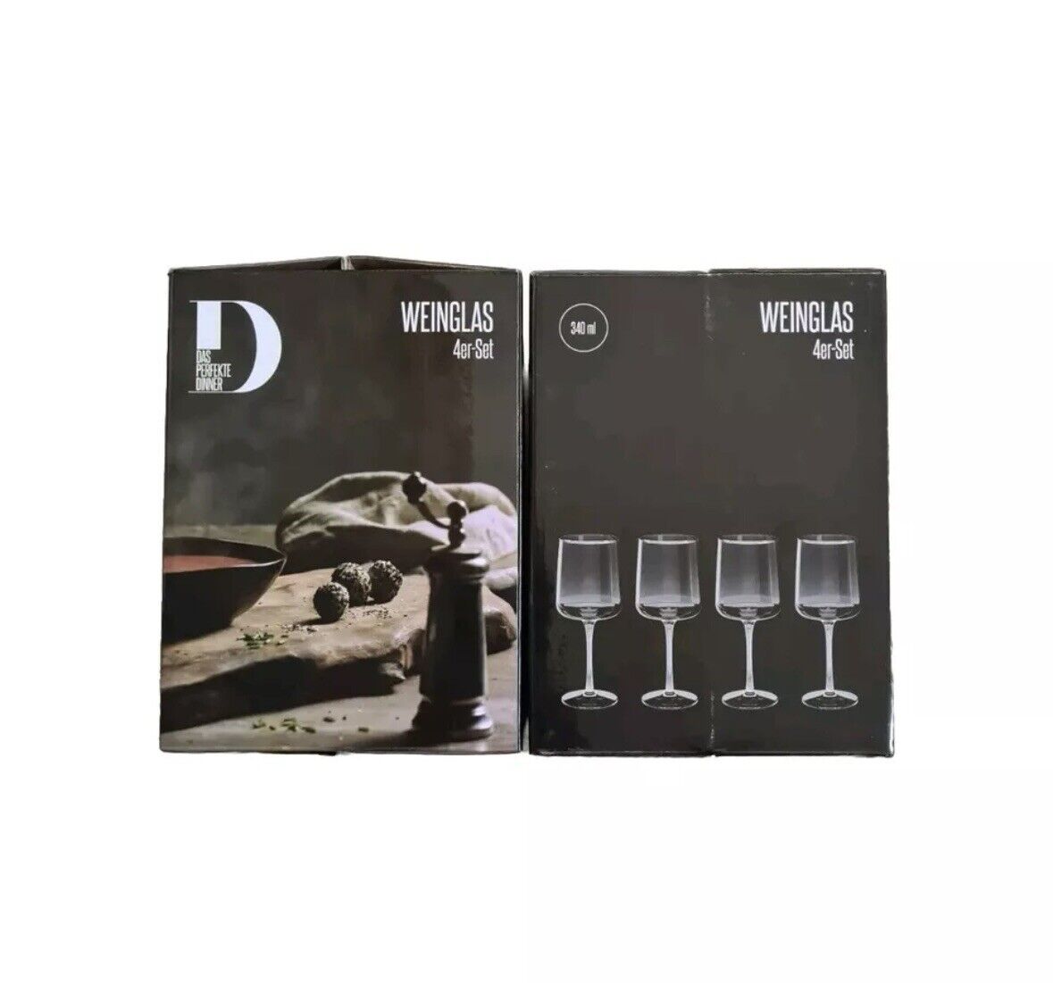 Weingläser Das Perfekte Dinner VOX im 8er-Set Anthrazit 340 ml Weinglas Glas