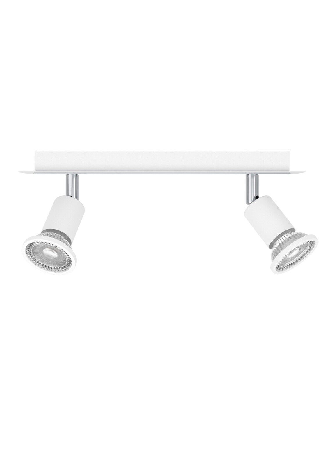 EGLO SARRIA Wand & Deckenspot Balken, 2-flg., GU10, weiss, chrom