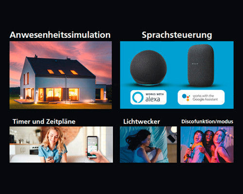 LED Smart Light Deckenleuchte 11,2W 4960 lm CCT Ø 53 cm weiß mit Kristalleffekt