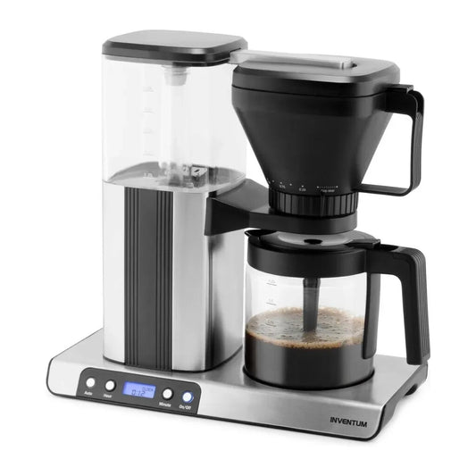 Inventum KZ813D - Kaffeemaschine bis zu 10 Tassen LCD Display Schwarz/Edelstahl