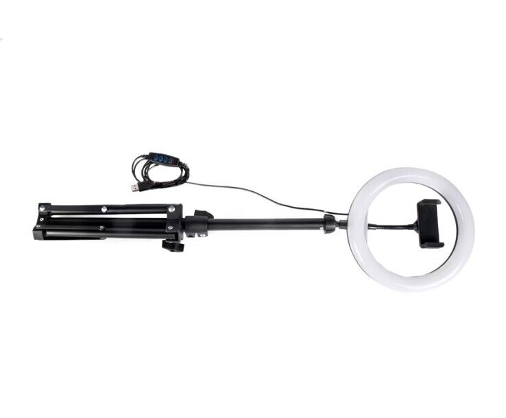 Create It! - Video Studio Pro Green Screen USB Stativ LED Drei Stufen Licht Neu