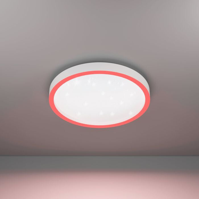 Eglo 900408 MONTEMORELOS-Z LED Deckenleuchte 17,8W Ø420mm Weiss steuerbare Licht