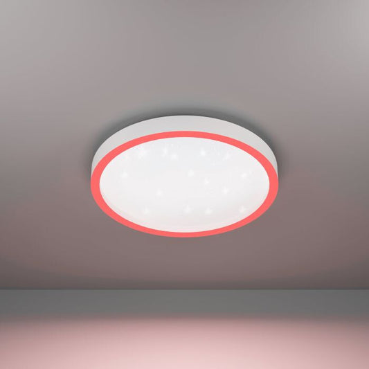 Eglo 900408 MONTEMORELOS-Z LED Deckenleuchte 17,8W Ø420mm Weiss steuerbare Licht