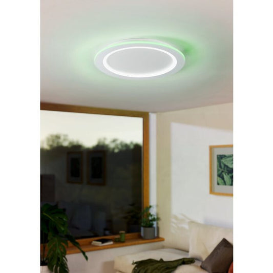 EGLO Connect-Z Turcona-Z smarte Deckenlampe Ø 60 cm CCT RGB EEK:E (Spektrum A-G)