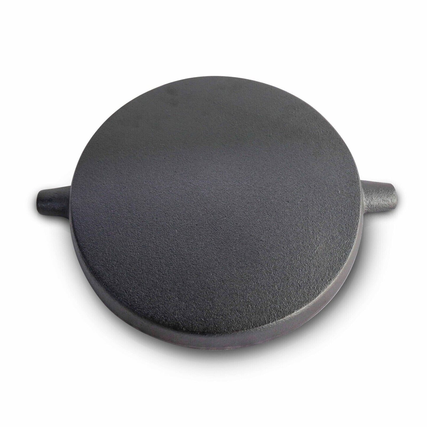 ACTIVA Rosteinsatz-Set 7-tlg Gusseisen Grillplatte Wok Pfanne Pizzastein Ø30cm