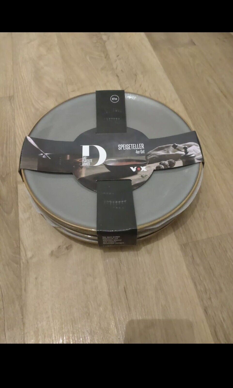 Speiseteller 4 Stück 27cm Teller Essteller Das perfekte Dinner