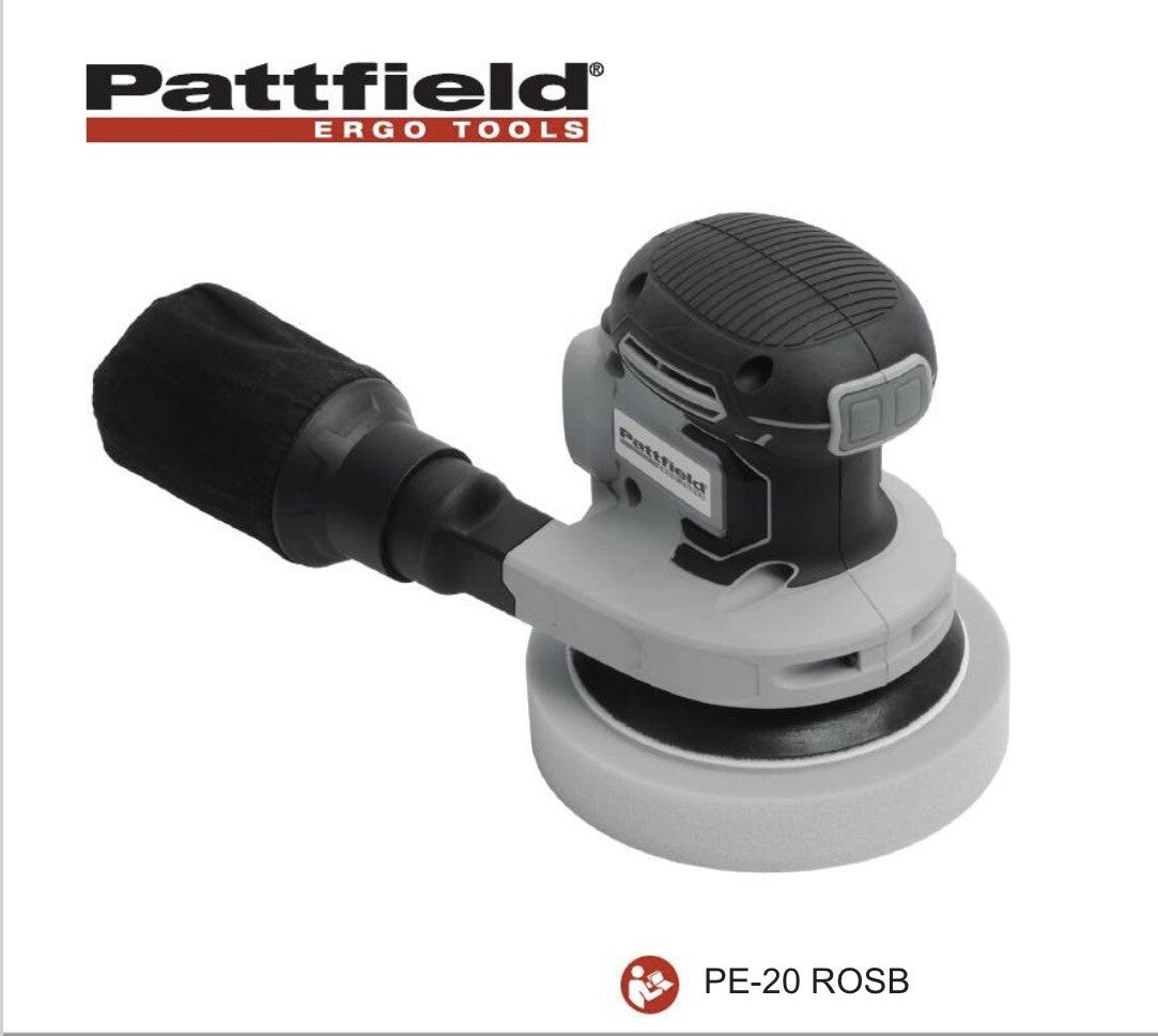 Pattfield Akku-Rotationsschleifer und Polierer Schleifen Holz Kunstoff Metall