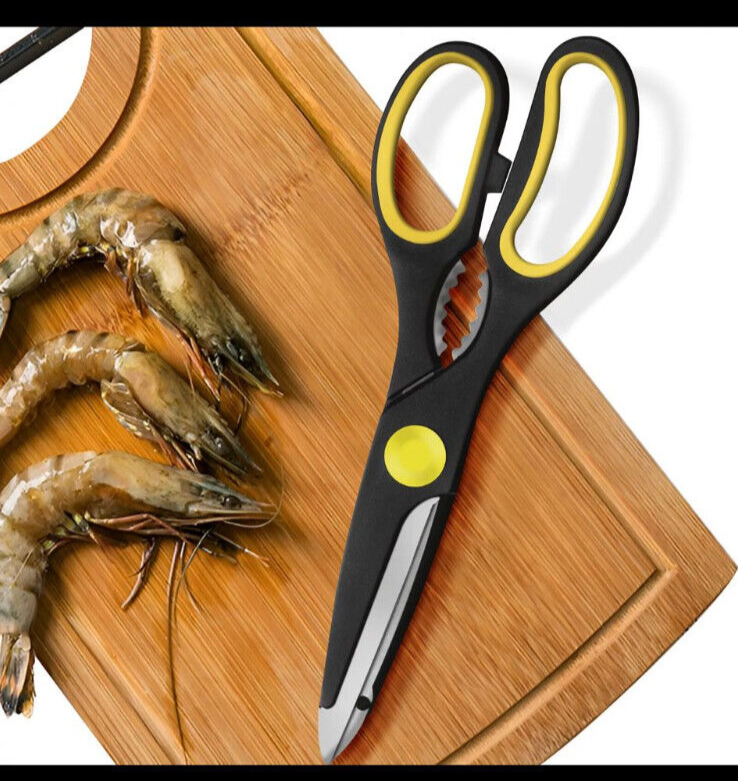 Cheffinger Home Messerset 8-teiliges Edelstahl-Küchenmesser-Set mit rotier Ständ