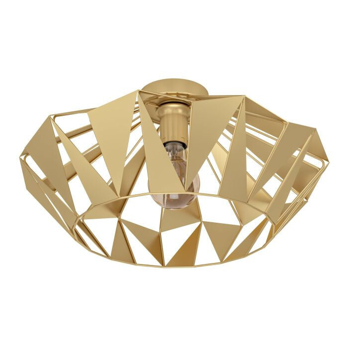 Eglo Deckenleuchte Carlton gold Ø 47 cm E27  Deckenlampen & Kronleuchter, NEU