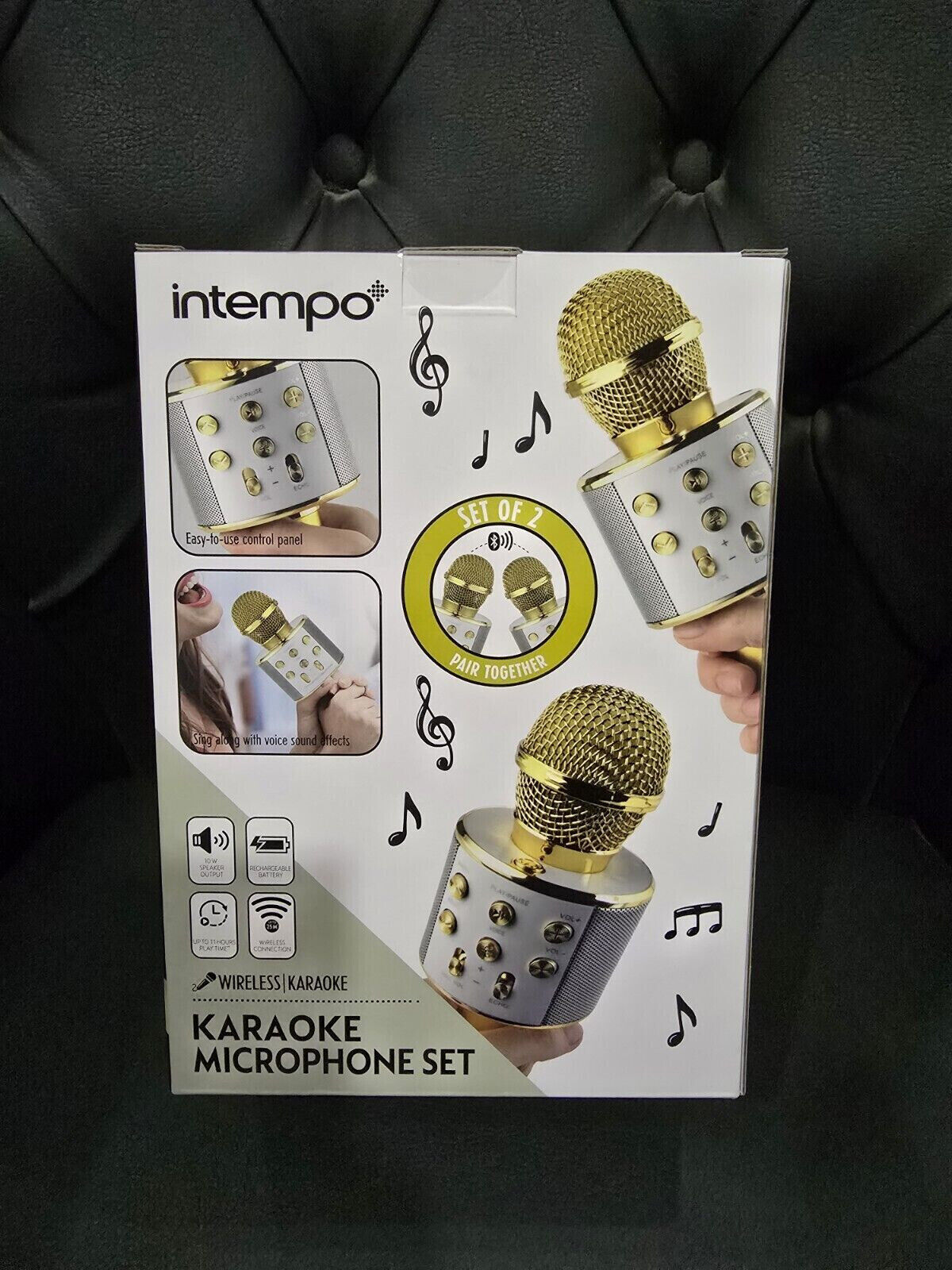 Intempo Karaoke Set Microphone Set 2 Microphone im Set, 2 Mikrofone im Set TOP
