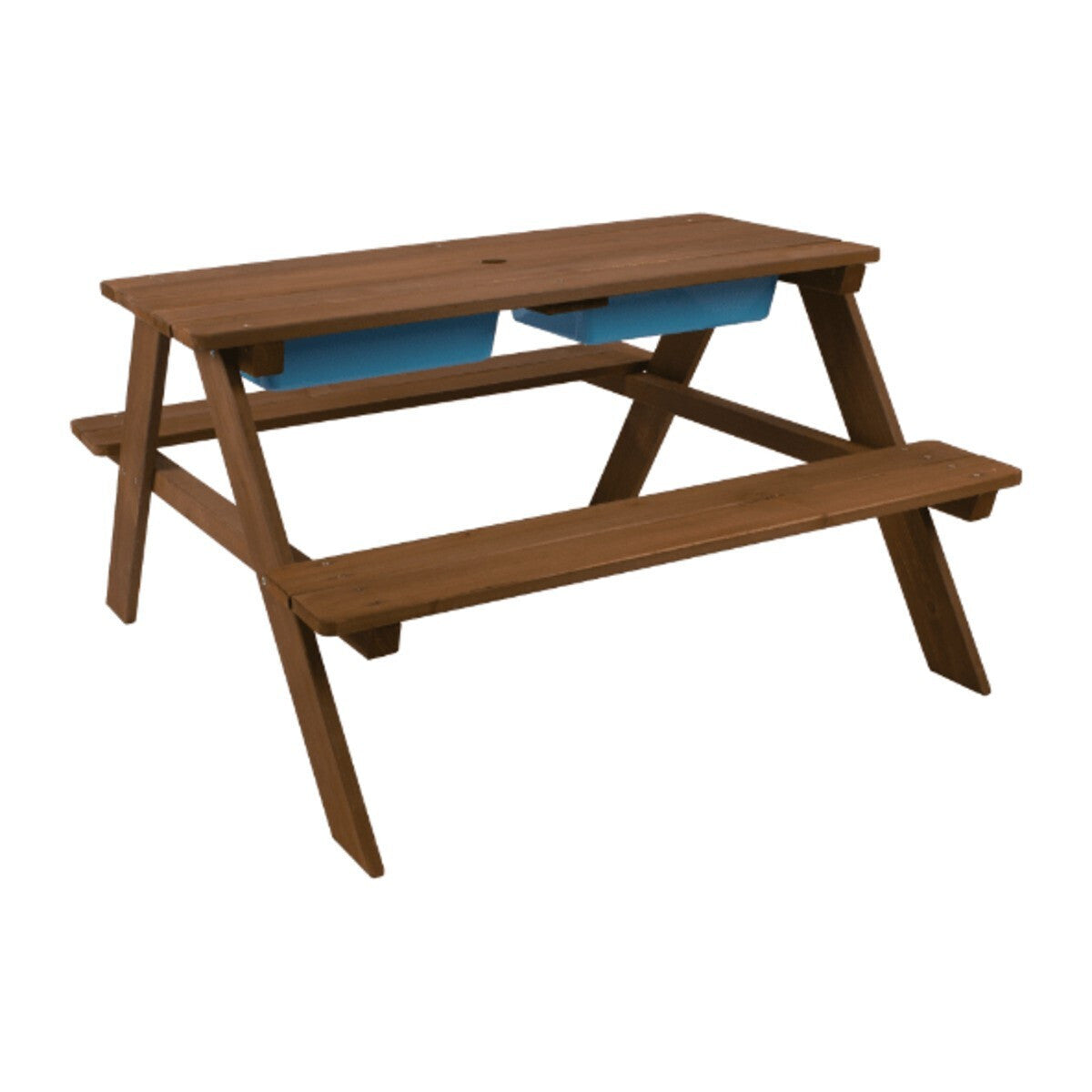 Playland Sitzbank mit Spieltisch Holz Wasserspieltisch Gartenbank Garten, NEU