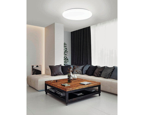 LED Smart Light Deckenleuchte 11,2W 4960 lm CCT Ø 53 cm weiß mit Kristalleffekt