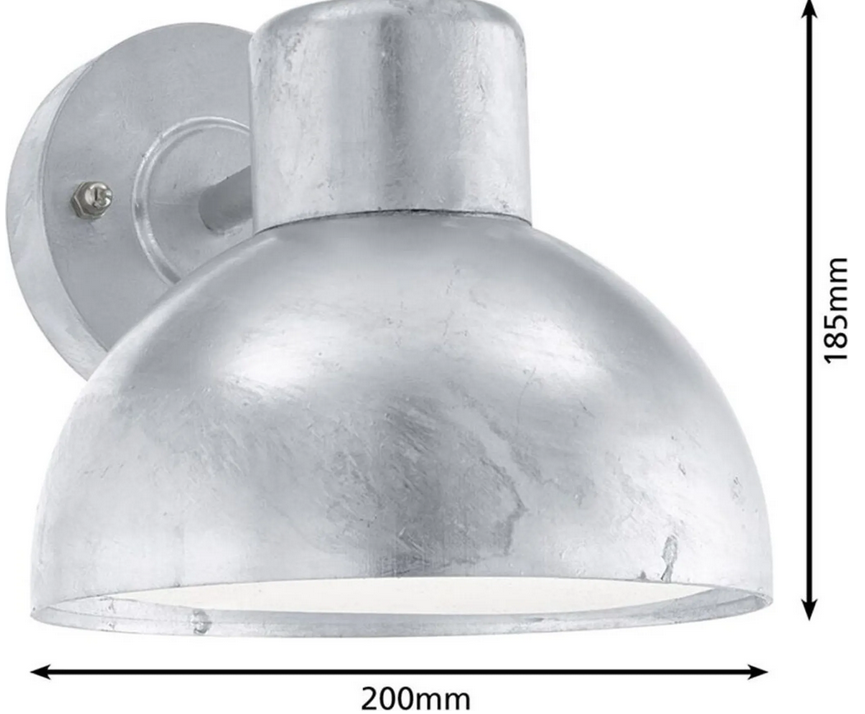 EGLO Wandlampe "ENTRIMO" Silber 96206, Grau, Metall Design, LED, Modisch, NEW