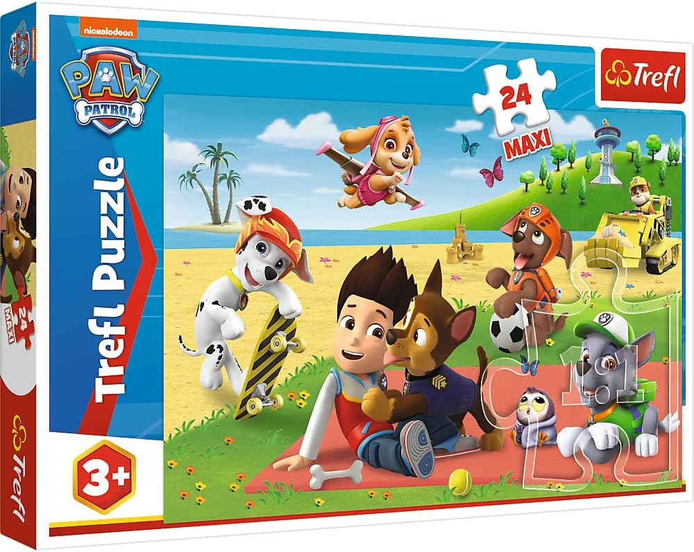 B2B-Angebot Trefl Puzzle - Paw Patrol 24 Maxi Spaß Auf Der Decke Für Kinder im 10er-Set erhältlich – ideal für Wiederverkäufer und den Handel.