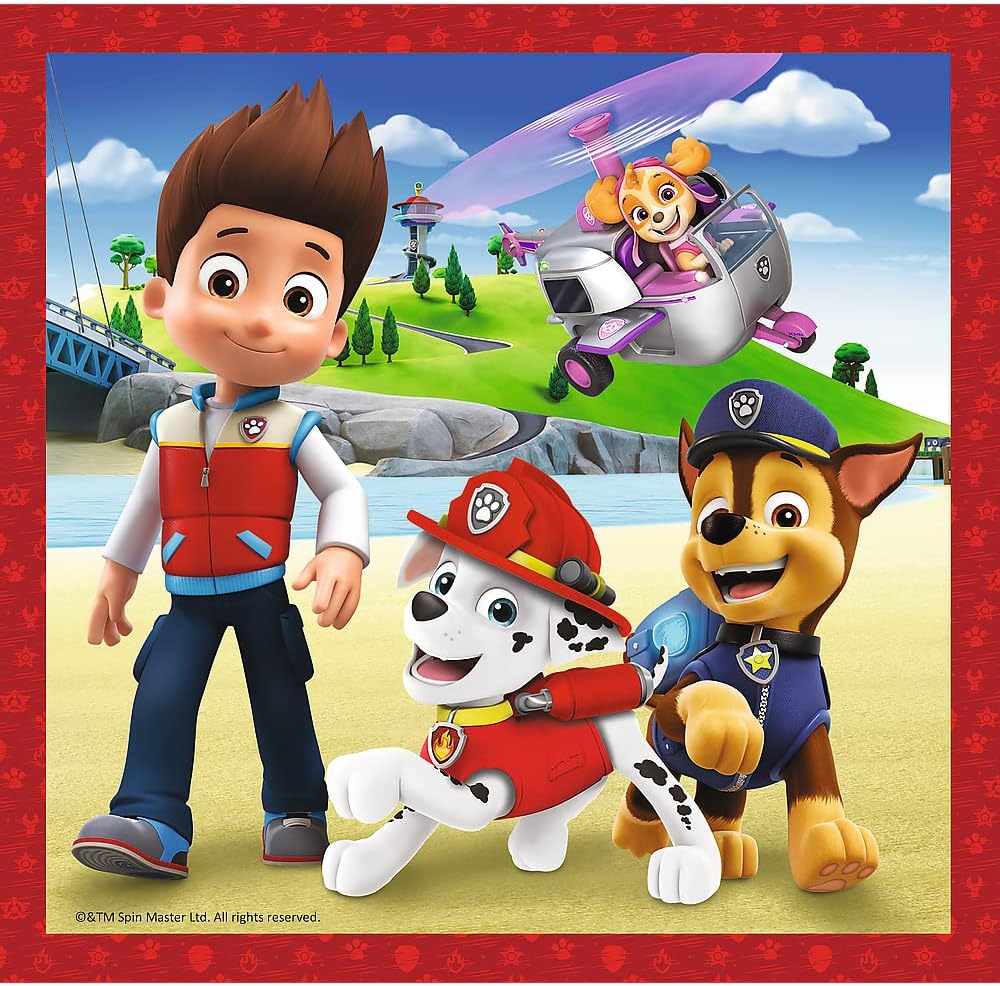 B2B-Angebot Trefl - PAW Patrol, Fröhliche Welpen - 3in1 Puzzle, im 10er-Set erhältlich – ideal für Wiederverkäufer und den Handel.